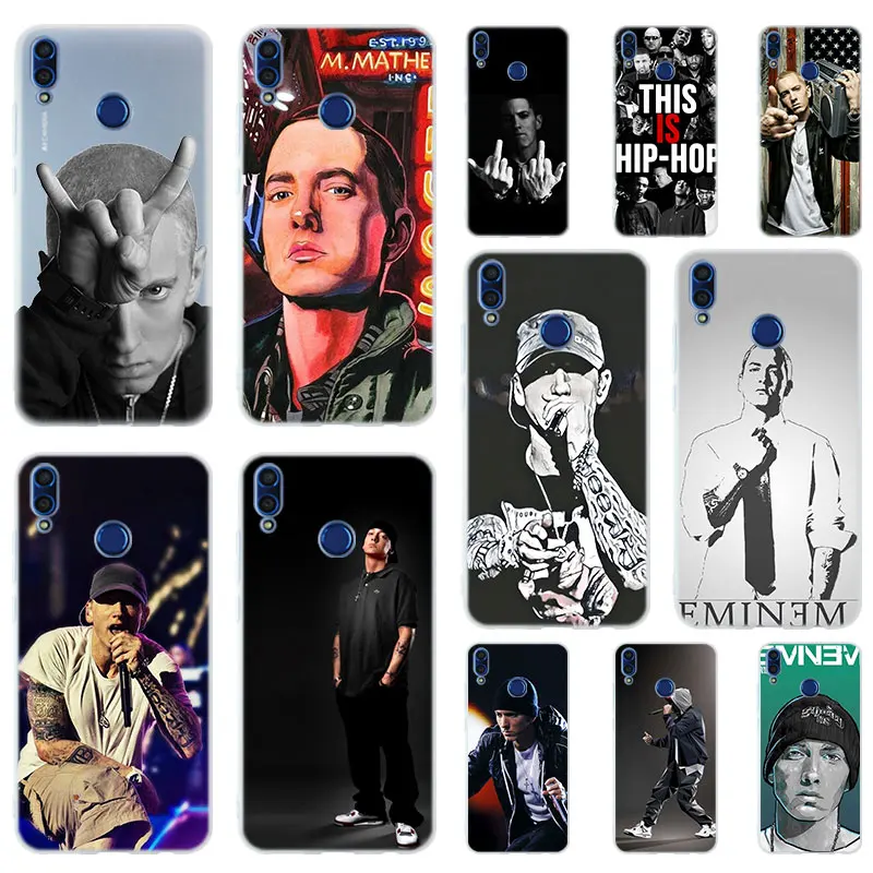 

Hip Hop Rapper Eminem rap Soft TPU Case Cover For Huawei Honor 20i 10i 9 Lite 6X 7X 8X Max 7A 5.7inch 8A 8C V20 PLAY 9i