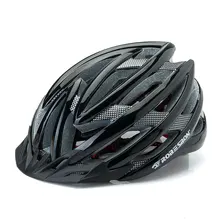 2017 Top Men New Safety Integrally Modeled Cycling Helmet Bike Helmets Solid Helmet Mountain Road Bicycle Helmets