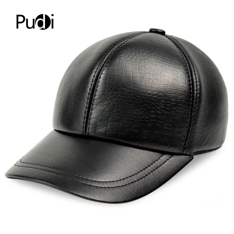 Мужская бейсболка HL128 из натуральной кожи 2020|genuine leather baseball cap|leather capbaseball cap |