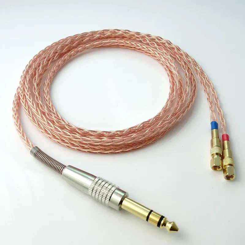 1,5 м DIY Hi-end HIFI 8 ядер 5n Pcocc медный кабель для наушников для Hifiman He-5 He-6 He-400 He-500 He560
