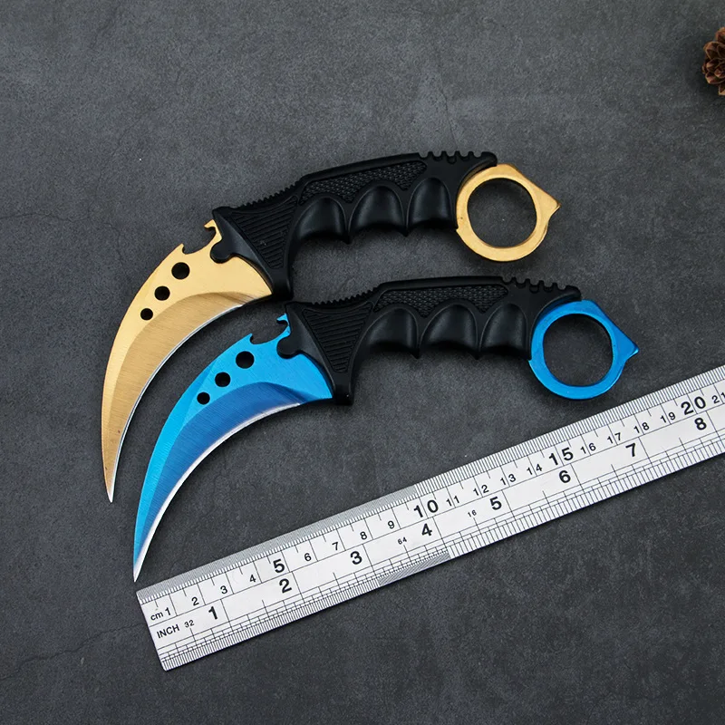 

CS COLD Hunting Knife CS GO Tactical Claw Neck Knife Camp Hike Outdoor Self Defense Offensive Hunting Survival Tools Knife