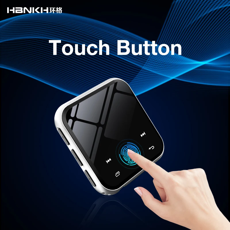 HBNKH R320 MP3 HIFI плеер Bluetooth мини металлическое Видео FM радио Диктофон 1,8 дюймов сенсорный экран с динамиком Поддержка TF карты