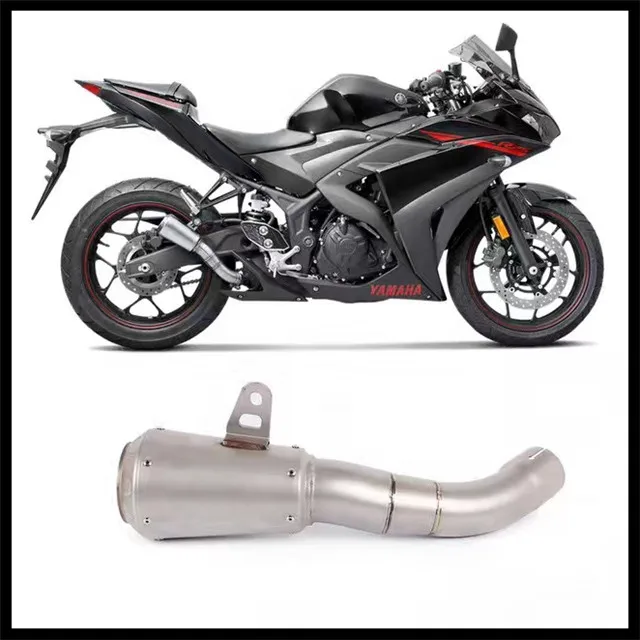 Мотоцикл YZF R3 глушитель выхлопной трубы автомобиля выхлопных газов выхлопная
