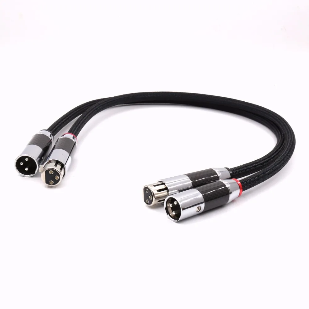 SQ 88B G5 кабель 5N Чистый медный Посеребренный разъем XLR из углеродного волокна Hifi