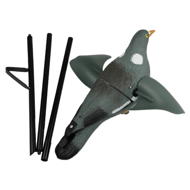 Macchina Esche Piccioni - Decoy Rotante Nero - Per Caccia Corvi E Colombi - Foto 10