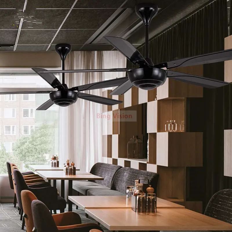 Американский промышленный стиль потолочный вентилятор роскошный Ресторан домашний потолочный вентилятор американский стиль простой бытовой потолочный вентилятор без крышки