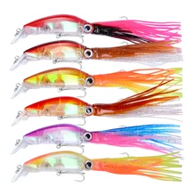 6 шт. Высокое качество рыболовные приманки 22,2 см/12,2 г Классическая Минноу рыболовная приманка 6 цветов рыболовные снасти