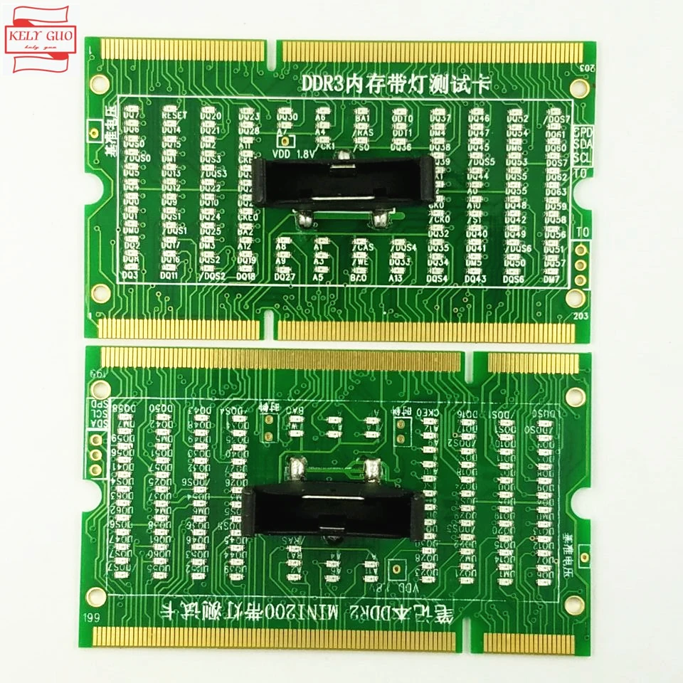 

DDR2 & DDR3 memory slot tester card for laptop motherboard Notebook Laptop with LED