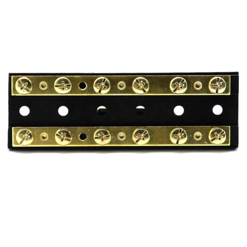 1 шт 12 способ AC/DC 12-24v 60A двухрядные общая линия нейлоновое основание бусинка бар