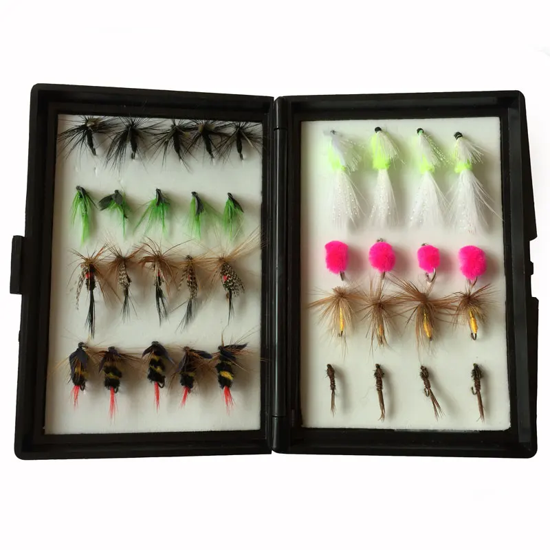 

[36pcs/Set] Cost-effective Fly Fishing Flies Grayling Set Kit Tying Material Lure Nymph for Trout Pike Assort Selections