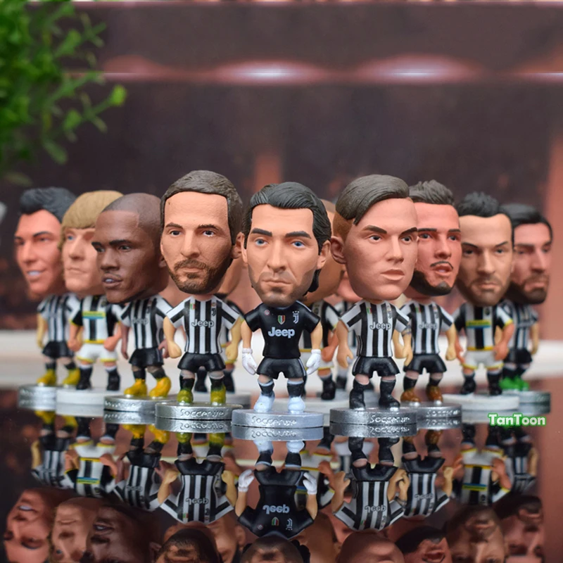 

Football Soccer Star Juventus team 2.5" Resin Dolls Player figurine Action toys