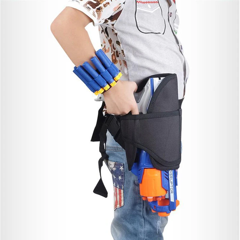 

Kids Tactical Waist Bag and Dart Wrister Kit for Nerf Guns for N-strike Elite Series Blaster