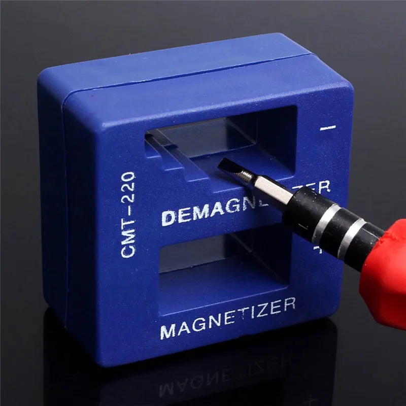 

High Quality Blue Magnetizer Demagnetizer Repair Shop Essential Tool for Screwdriver Bits Tip