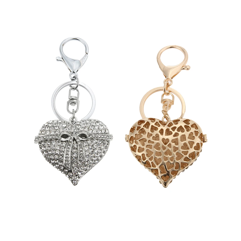 Buy Love Heart Cute Key Chain Girl Key Holder Chic Bow