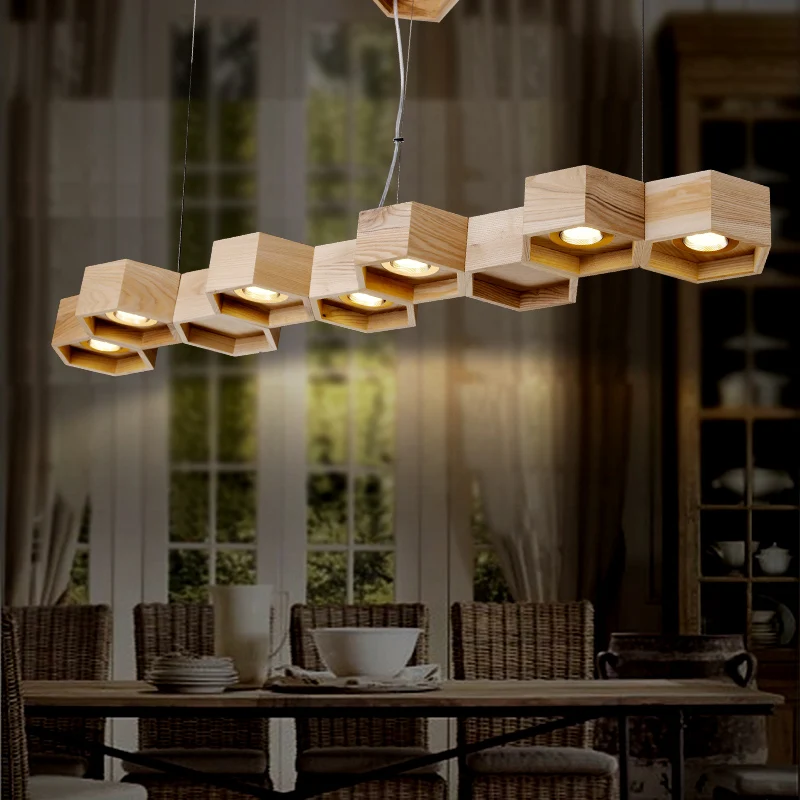Stilvolle IKEA wohnzimmer deckenleuchte persönlichkeit kreative honeycomb  lampe holz Lampe Kunst esszimmer lampe schlafzimmer studie|lamp front|lamp  sharplamp nail - AliExpress