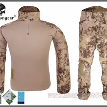 Военная тактическая одежда страйкбол охота BDU Униформа боевой Gen2 Униформа Рубашка Брюки Колено налокотник HLD EM6980