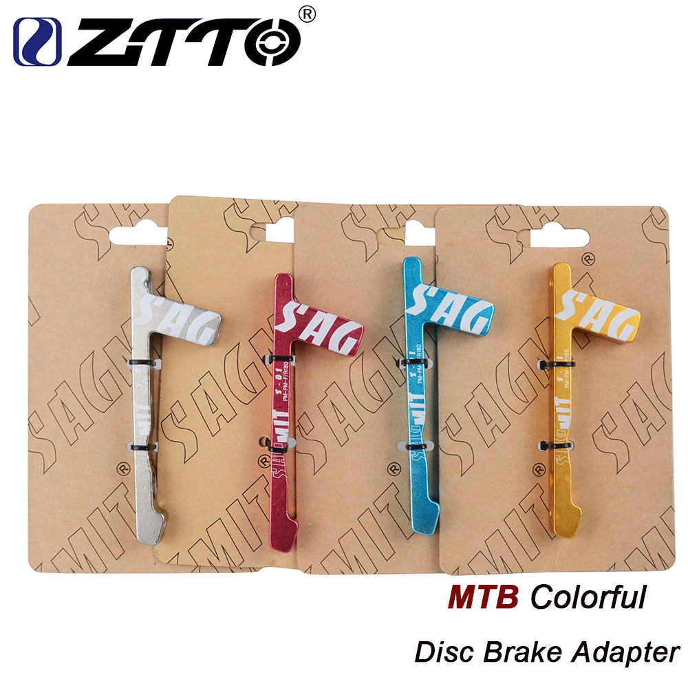 

ZTTO MTB 1pc Disc Brake Ultralight Bracket IS PM A B to PM A Colorful Disc Brake Mount Adapter for 140 160 180 203mm rotor