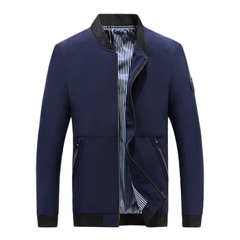 

Mens Jacket 2020 New Fashion Zipper Lapel Men's Jacket Vertical Collar Jacket Slim Outside Wear Long Sleeve Jacket