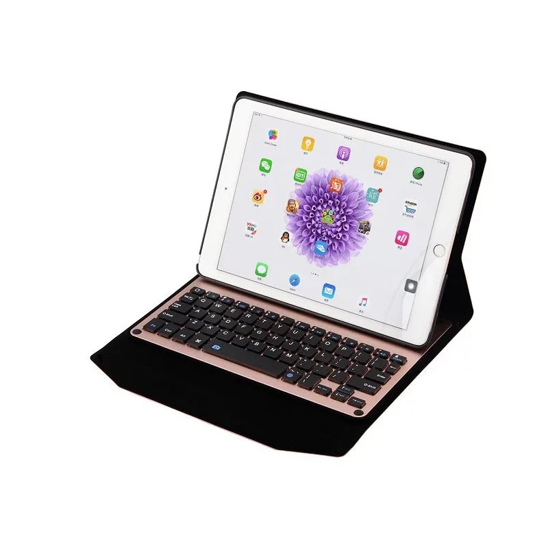 

Ultra-Thin Aluminum Wireless Bluetooth Keyboard Portfolio Protective Case Cover For iPad Air 2 9.7inch Keyboard Case For iPad 6