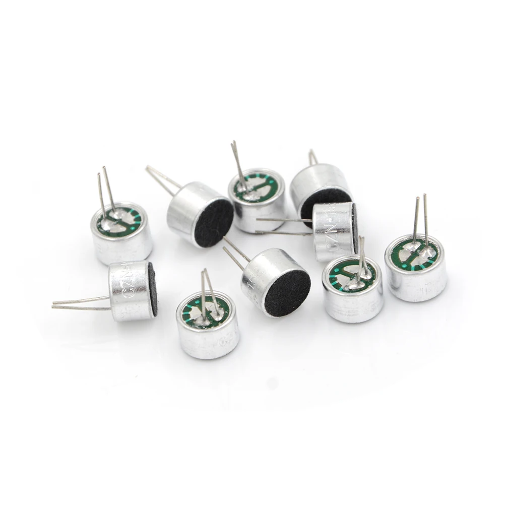 

10 Pieces 2 Pins Mini MIC Capsule Electret Condenser Microphone High Quality