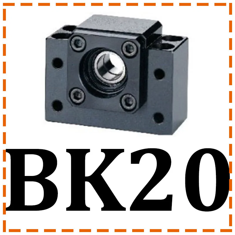 MAXTENSO блок поддержки Профессиональный BK10 BK12 BK15 BK17 BK20 фиксированная сторона C3 C5 C7 для шарикового винта ТБИ sfu 1204 Премиум bf12 CNC - Цвет: BK20