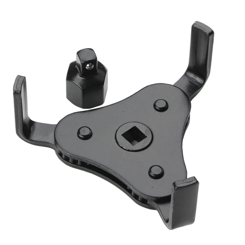 Najtaniej Klucz do filtra oleju narzędzie z 3 szczękami narzędzie do usuwania filtra oleju dla samochodów narzędzie do usuwania filtra oleju 3 8 cala interfejs specjalne narzędzia