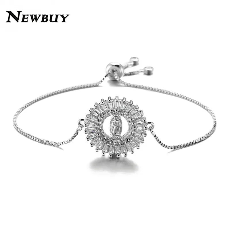 NEWBUY классические золотые христианские ювелирные изделия из чистого CZ камня