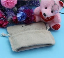can be custom made jute/linen/flax drawstring jewelry bag for gifts PC Parts Bouquet Garni coffee bean pouchesbags wholesale