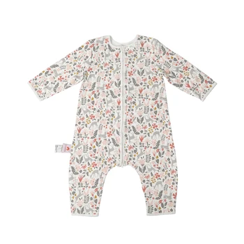

Housbay Hot Sale 100% Cotton Baby Sleepsacks Muslin Summer Baby Sleeping Bag and Infant Sleep Clothes with Printing for Gift Box