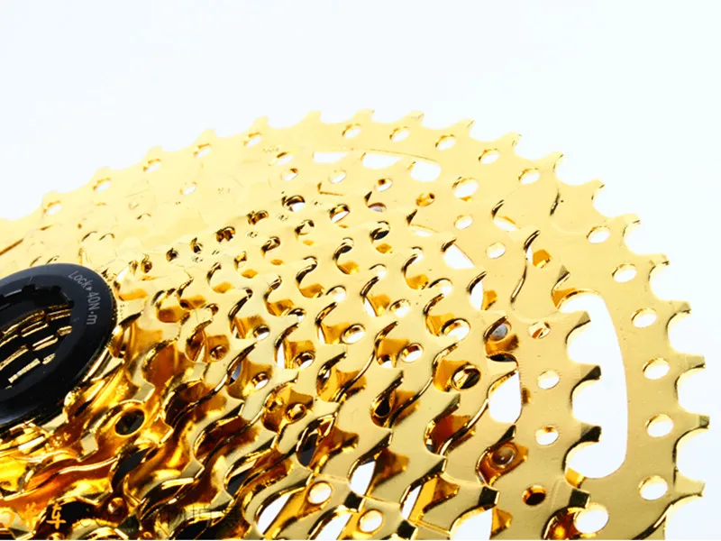11 скоростей Золотой свободный круг 11-50 T горный велосипед MTB велосипедная кассета дорожный маховик мотоцикла 33 S велоцидад Запчасти для велосипеда легкий вес