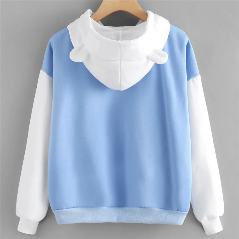 

Chamsgend Drop Ship USA Polar Bear Sweatshirt Cat Ear Sweatshirt,individuals do not buy,we won't sent to individuals 80602