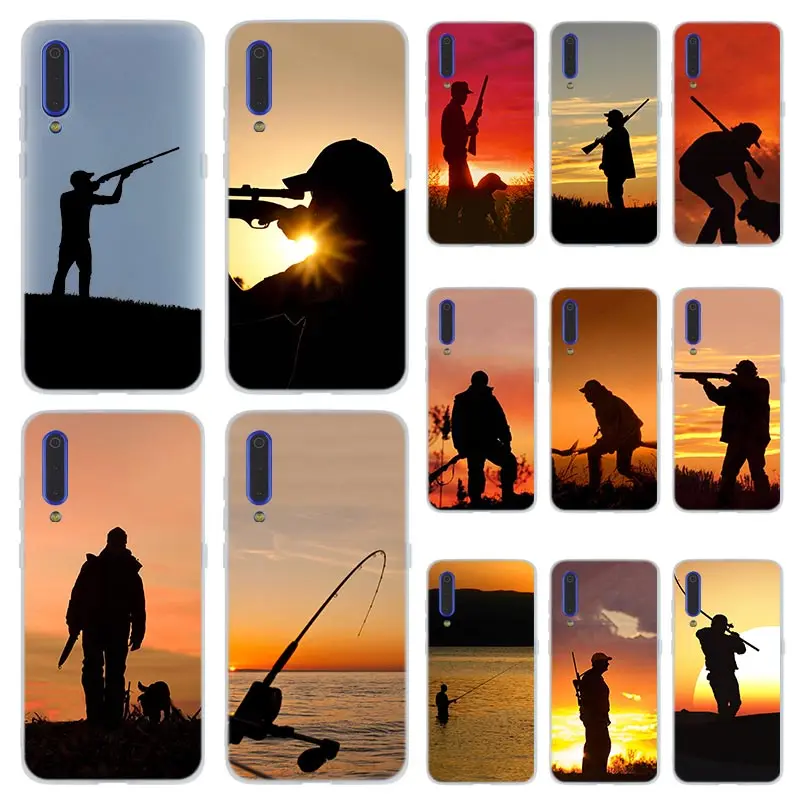MLLSE Hunting Fishing Phone Case For Xiaomi MI 12 11 10 9 8 A2 A3 Lite Se CC9 9t Pro 6 6X Mi11 Ultra | Мобильные телефоны и
