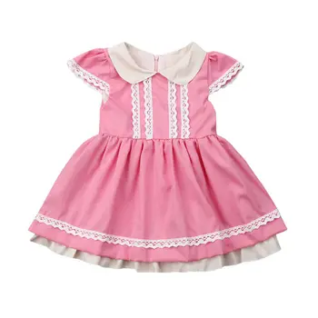 

Princess Girl Dress 6M-Y Baby Dress Party Cotton Blend Tutu Flower Girls Wedding Prom Bridesmaid Dresses