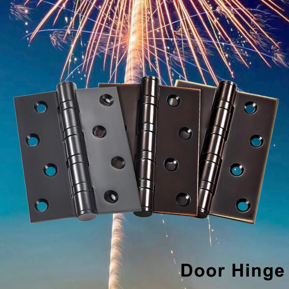 1PC 4 Inch Ball Bearing Flush Hinges Stainless Steel Door Hinges 3mm
