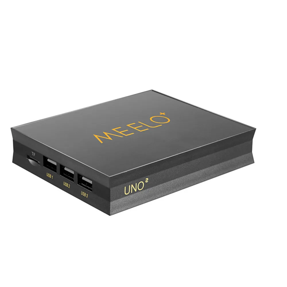 1 шт. Meelo uno2 1G/8G MEELO UNO 1 ГБ 8 ГБ Android 5.1.1 ТВ коробка DVB-T2-S2 Amlogic S905 четырехъядерный 1080p 4K Поддержка IP tv CCCAM