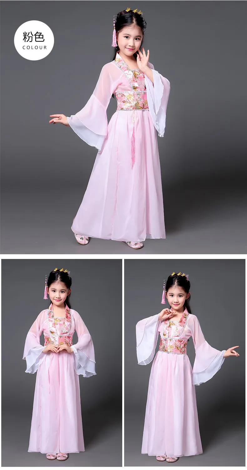 Hanfu Женская сказочная одежда крутая белая светлая Одежда для девочек Одежда для фотосъемки Han Tang одежда для классических танцев