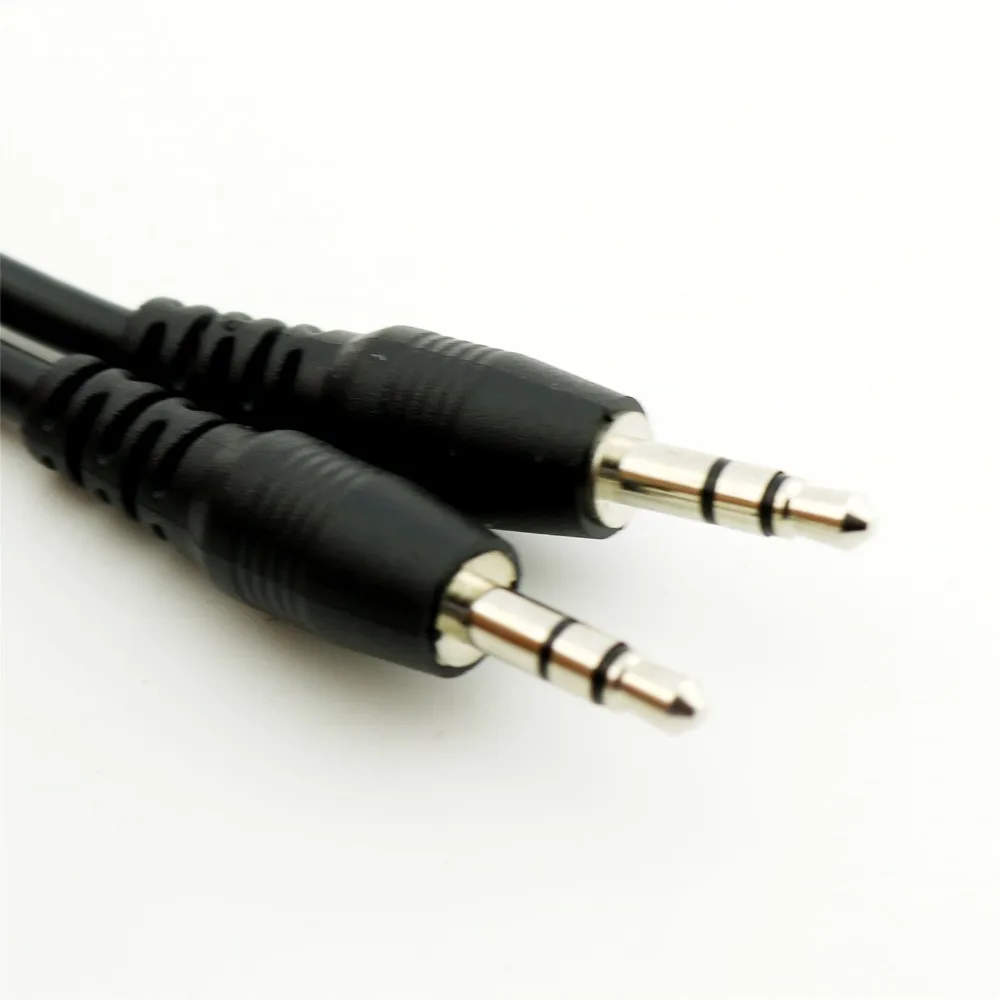 1 шт. 40 см 3 5 мм штекер Aux стерео аудио кабель для автомобиля ПК MP3|3.5mm male|male auxaudio cable |