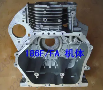 

Air cooled diesel engine / micro tillage machine parts 186F 186FA crankshaft box body crank case