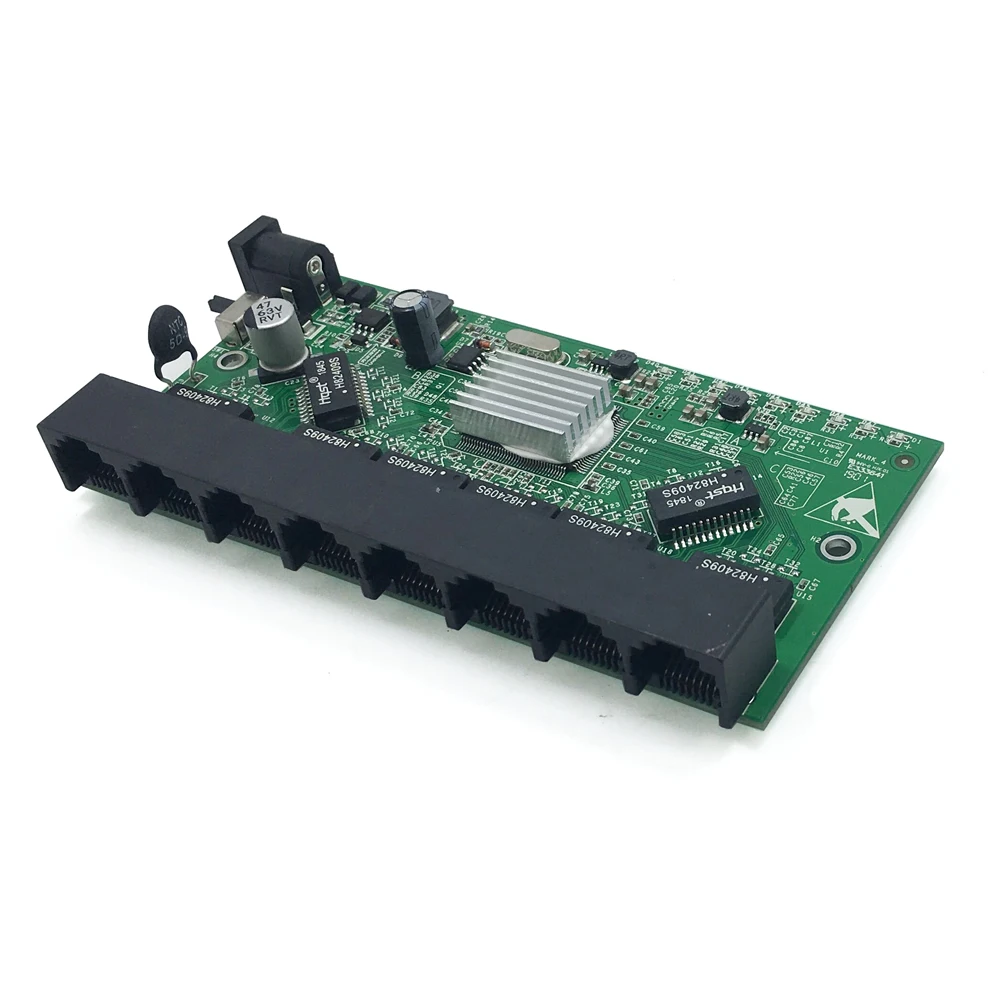 GPON EPON SOLUTION SUPPLIER With VLAN switch 24V 8 port gigabit switch realtek RTL8370N reverse poe 4