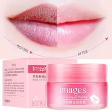 Клубничная маска для сна Отшелушивающий бальзам для губ увлажняющий крем питают губы плампер для увеличения губ витамин Уход за губами ночной крем