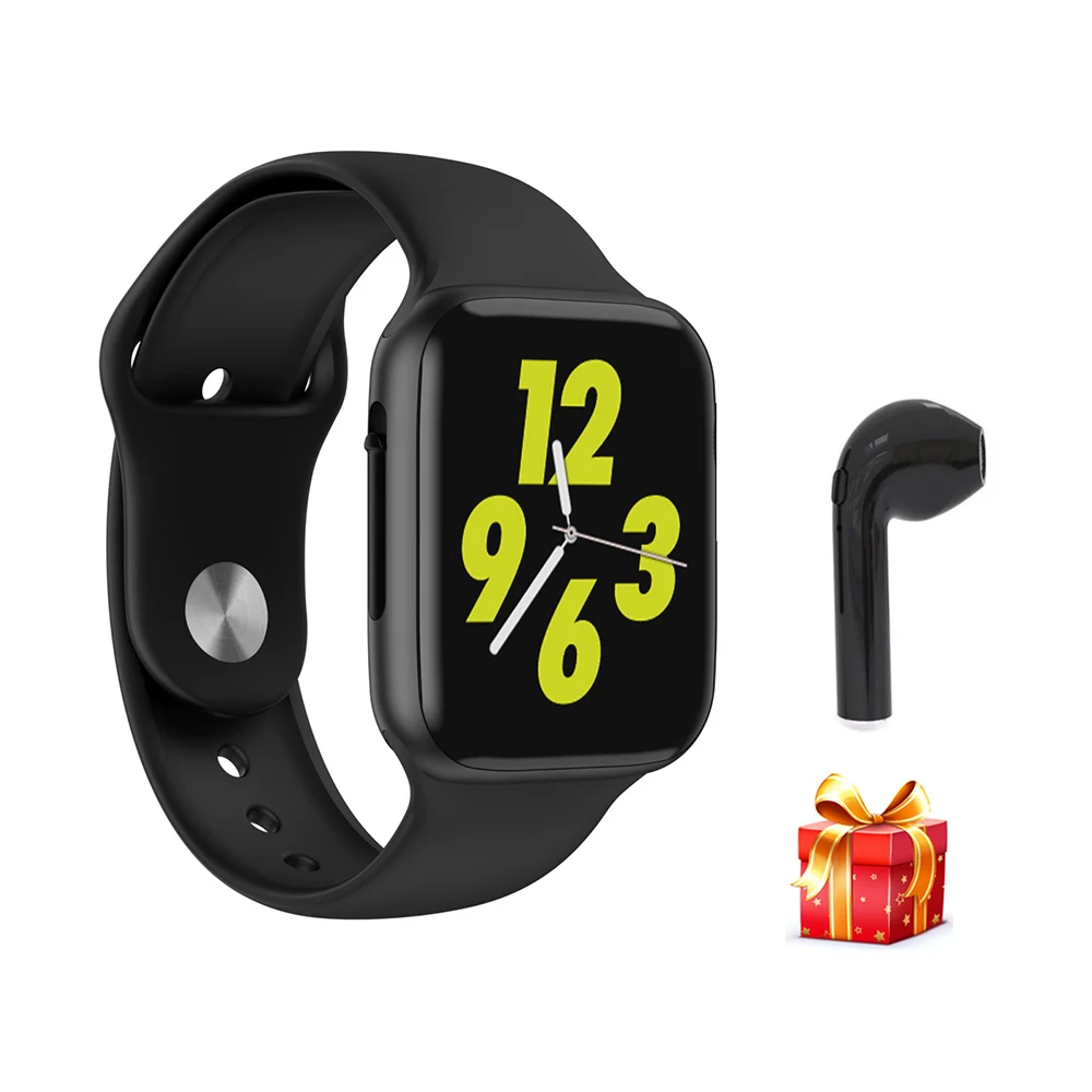

KIWITIME LITE Smart Watch 44mm Watch 4 Heart Rate case for apple iPhone Android phone IWO 8 Cheaper IWO 10 UPGRADE Version