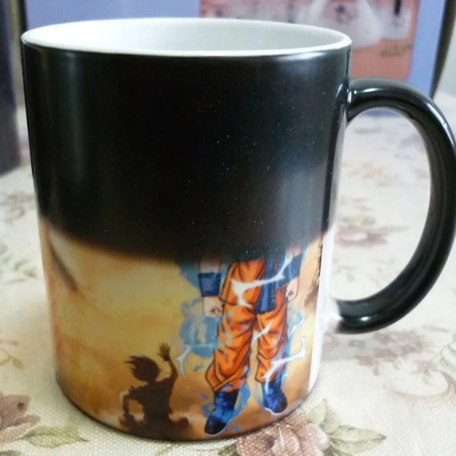 Жемчуг дракона супер Гоку Vegata кружка Меняющие цвет кружки кофе чай чашка сюрприз мальчик подарок муженька кружки