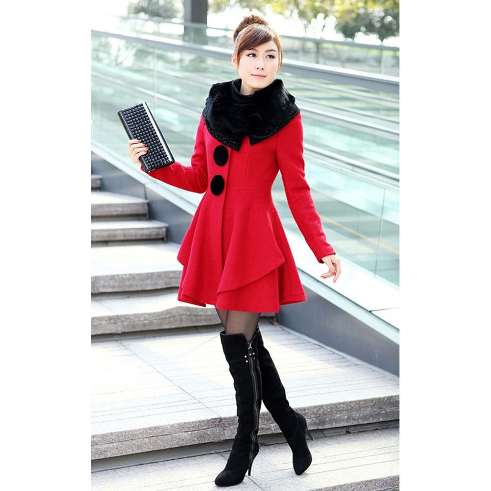 red and black winter outfits