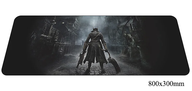 Коврик для мыши bloodborne, высококлассный компьютерный геймер, mause, коврик 800x300X2 мм, лидер продаж, коврик для мыши, эргономичный гаджет, настольные коврики