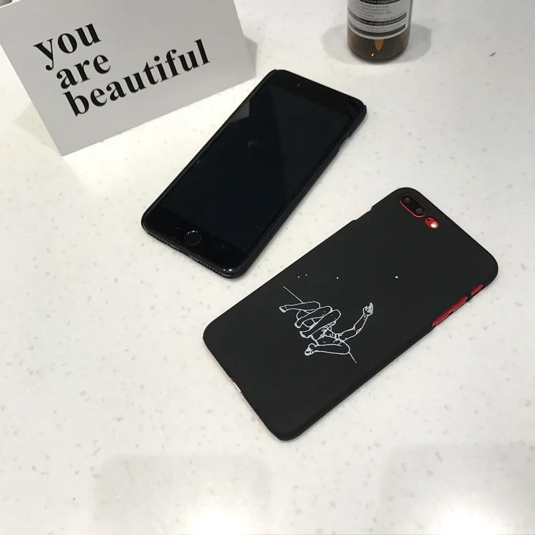 Чехол для телефона Sweet sky moon Ультратонкий матовый чехол iPhone 6 s plus 7 7plus 8 8plus чехлы