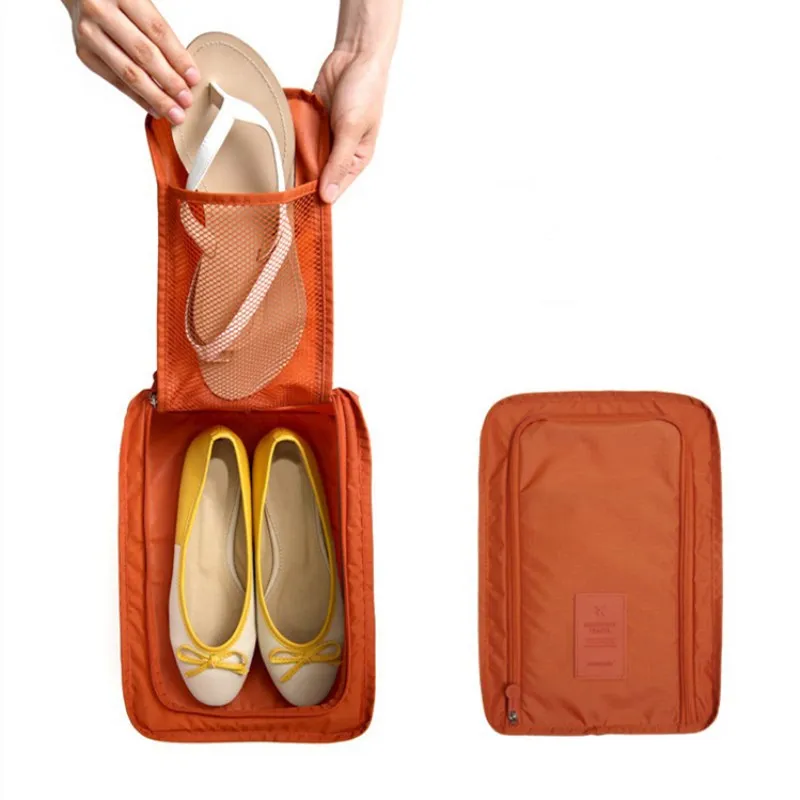 Travel Pouch Storage Bag  Zipper Bag Waterproof Laundry Shoes Hanger  Hanging Organizer Zip Lock Home Storage (7)