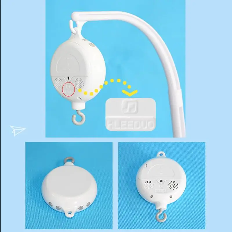 Best Price 35 Song Baby Bed Bell Rattle Toy Rotary Mobile Crib Bed