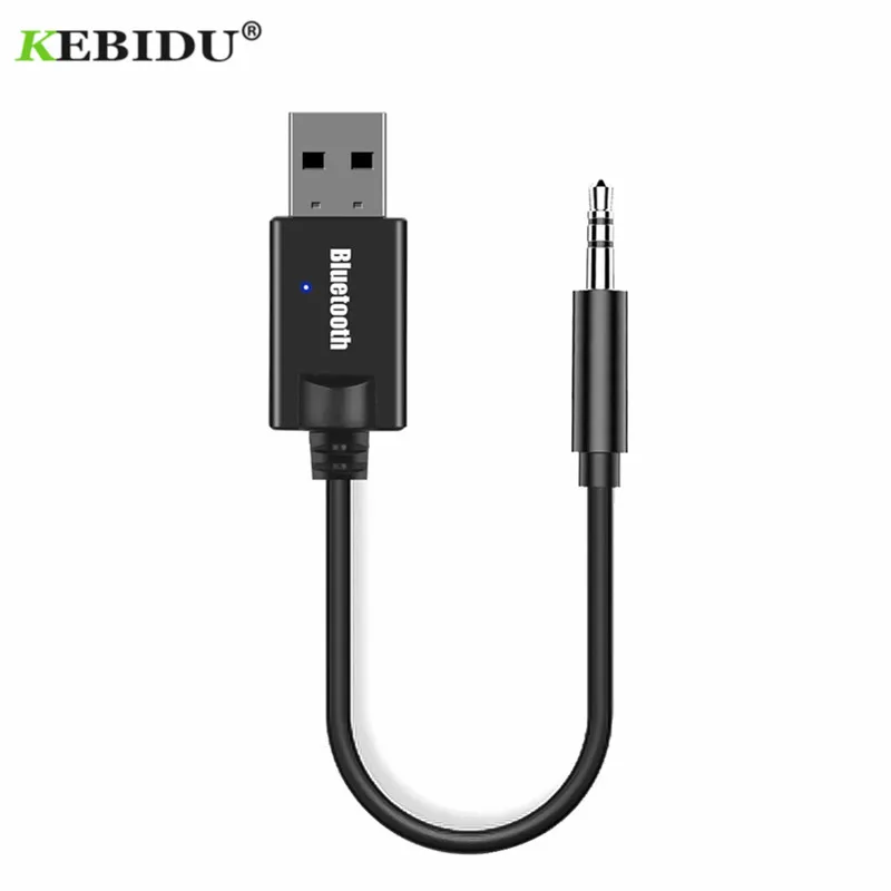 KEBIDU 3 5 мм аудио AUX Автомобильный приемник адаптер USB Bluetooth беспроводной