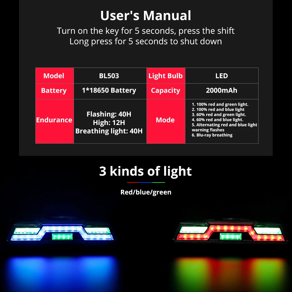 Cheap USB Rechargeable 2000mAh Bicycle Taillight 6 Lighting modes Bike Light Riding Warning Light IPX6 WaterProof Cycling Accessories 1 Cheap USB Rechargeable 2000mAh Bicycle Taillight 6 Lighting modes Bike Light Riding Warning Light IPX6 WaterProof Cycling Accessories 1
