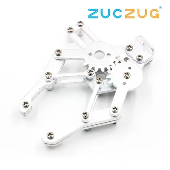 

Metal mechanical arm clip holder mechanical claws single mechanical hand manipulator MG995 servo bracket robot
